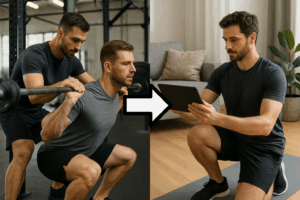 Online Coaching vs. Personal Training: Die Vor- und Nachteile beider Methoden im Vergleich. Der Hybrid-Ansatz von Philip Lange in Kiel kombiniert das Beste aus beiden Welten für maximalen Trainingserfolg.