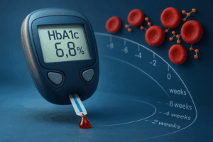 HbA1c-Test zeigt den Langzeitblutzuckerwert der letzten 8-12 Wochen