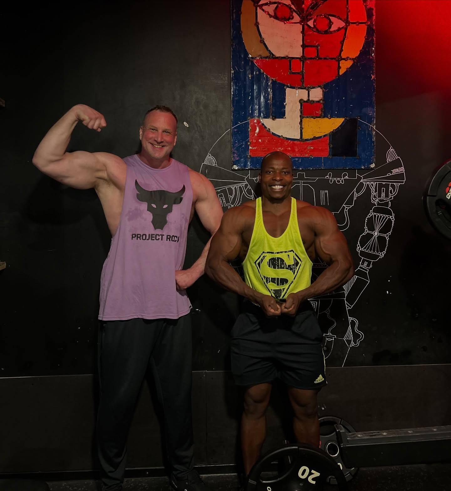 Philip und Wellington nach einem erfolgreichen und intensiven Training